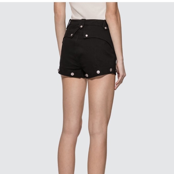 I.AM.GIA Black Dagger Convertible High Waisted Snap Pants Size XS - Picture 5 of 16